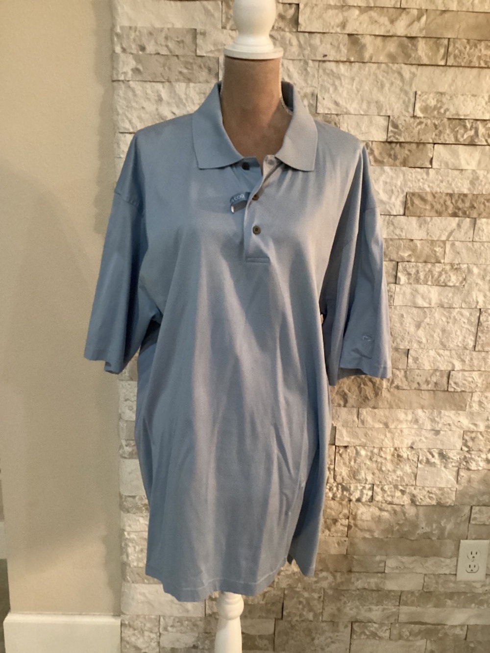 Jos A Bank “Leadbetter Golf” Polo Shirt XXL Blue NWT Stays Cool Tech